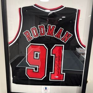 Black and Red Basketball Jersey